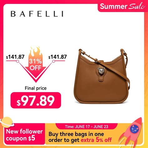 Bafelli Cat Luxury Brand New Women S Shoulder Bag Trending Retro