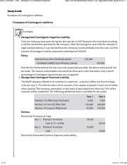 Examples Of Contingent Liabilities Pdf Wiley CPAexcel FAR