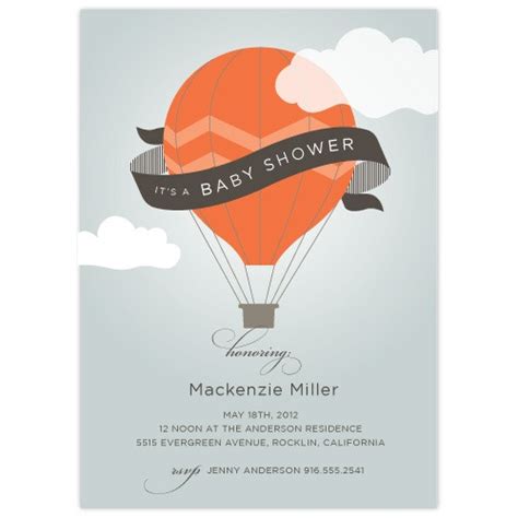 Best Baby Shower Hot Air Balloon Images On Pinterest Hot Air Balloons Balloon Party And