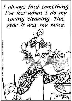 Maxine on Spring Cleaning – Just Humor Me