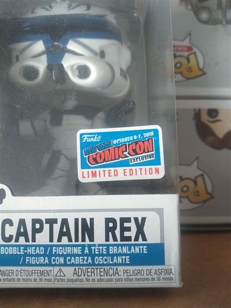 Funko Pop Vinyl Star Wars Captain Rex Nycc Limited Edition Box