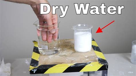 How to Make Dry Water...Weird Experiment Makes Water That's Not Wet