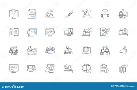 Stewardship Line Icons Collection Responsibility Accountability