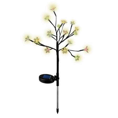 2 Pack LED Solar Fairy Tale Landscape Tree Lights for Path Yard Yard ...