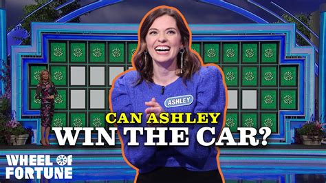 Ashleys Bonus Round Wheel Of Fortune Youtube