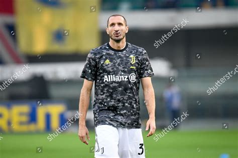 Giorgio Chiellini Juventus Portrait During Warm Editorial Stock Photo