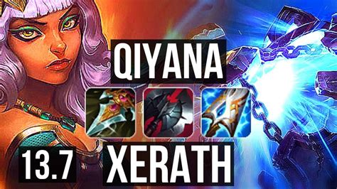 QIYANA Vs XERATH MID Rank 5 Qiyana 8 Solo Kills 68 Winrate