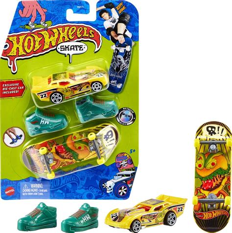 Hot Wheels Tony Hawk Skate Toy Set Fingerboard Skate Shoes Car Styles Vary Walmart
