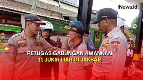 Gelar Razia Petugas Gabungan Amankan Juru Parkir Liar Di Jakarta Barat