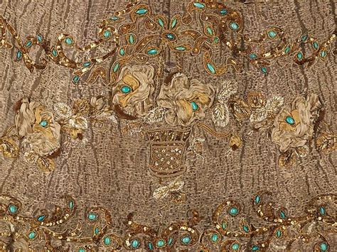 Detail Evening Dress Designer Jacques Doucet French Paris