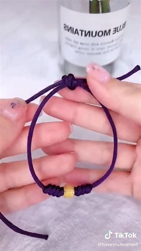 DIY Bracelet Video Diy Leather Bracelet Diy Bracelets Tutorials