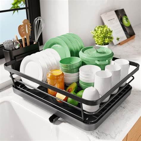 Kitsure Dish Drying Rack Space Saving Dish Rack Dish Racks For