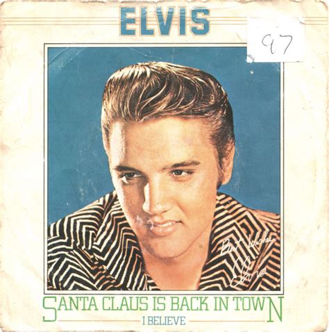 Elvis Presley Santa Claus Is Back In Town Discogs