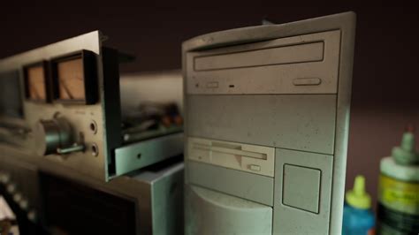 Old computers from the 80s in an abandoned computing center 8045661 ...