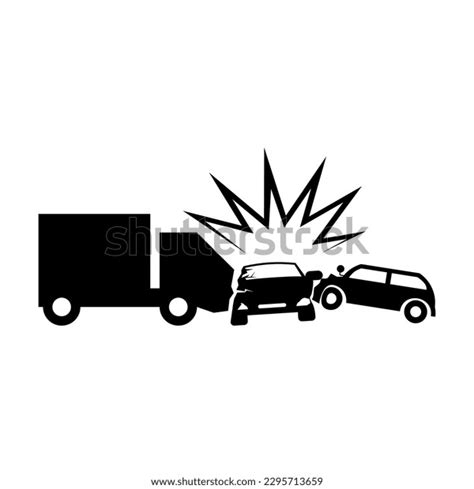 Road Safety Accident Sign Symbol Vector Stock Vector (Royalty Free) 2295713659 | Shutterstock