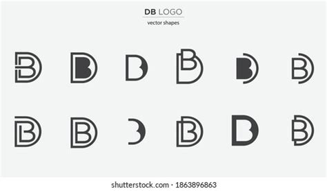 Db Logo Vector Shapes Design Stock Vector (Royalty Free) 1863896863 ...