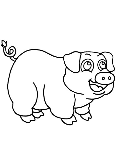 Coloriages Cochon Animaux Dessins Colorier Coloriages Imprimer The