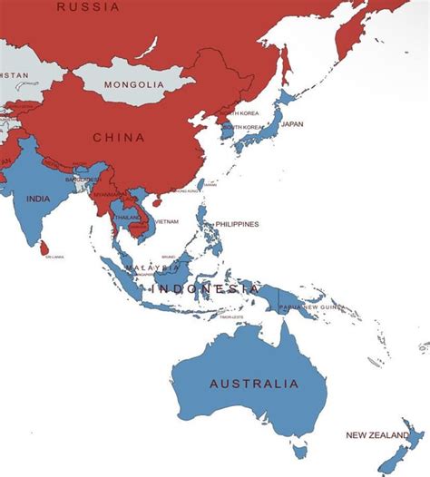 (Full extent) SEATO alliance map : r/NonCredibleDefense