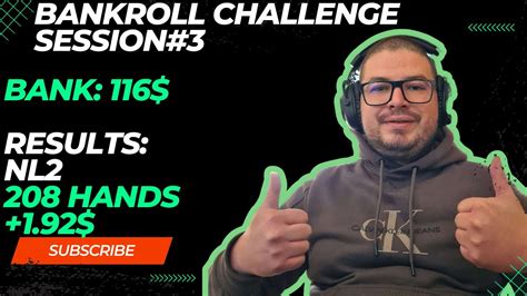 BANKROLL CHALLENGE 100 To 1000 SESSION 3 NL2 I STARTED USING HUD