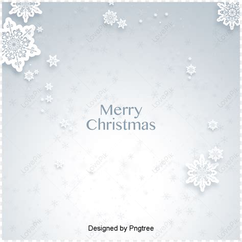 Aesthetic White Christmas Snow Background Source Material Snowflake