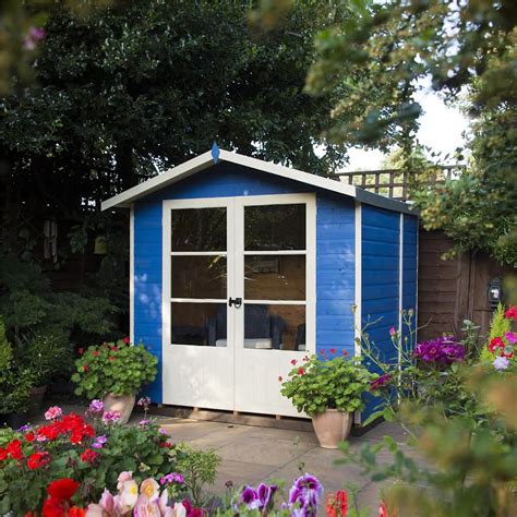 7 X 5 Premier Pressure Treated Wooden Summerhouse 12mm Tandg Walls