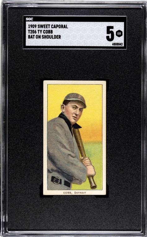 T Sweet Caporal Ty Cobb Bat On Shoulder Sgc Michael Padilla Flickr