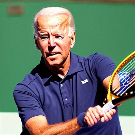 Prompthunt Joe Biden Playing Tennis By Michael Angelo