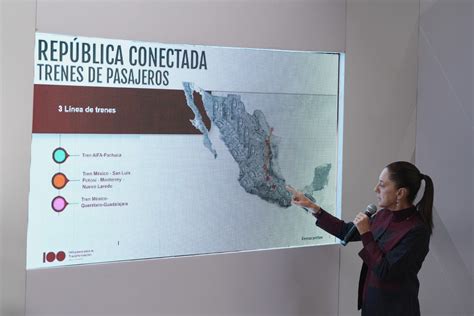 Claudia Sheinbaum anuncia tres nuevas rutas de trenes en México POSTA