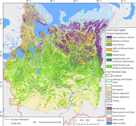 Land Cover Types Within The Study Area According To The Map Of