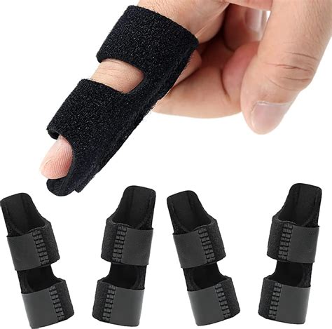 4 Pcs Trigger Finger Splints Adjustable Trigger Finger Splint Brace