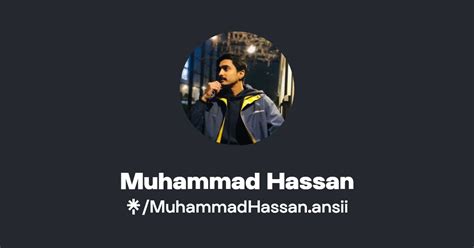 Muhammad Hassan Instagram Facebook Linktree