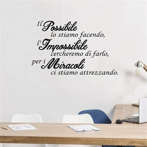 Frase Adesiva Motivazionale Per Muro Decorazione La Parete