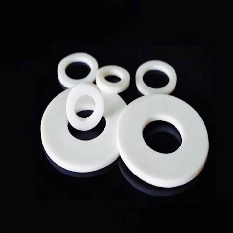 Custom Made X Flat Ptfe Teflon Fasteners Washer Insulation Sealing