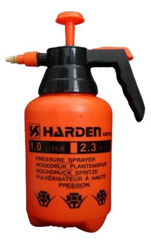 Pulverizador Rociador Fumigador De Mano 2 Litros Harden Color Naranja