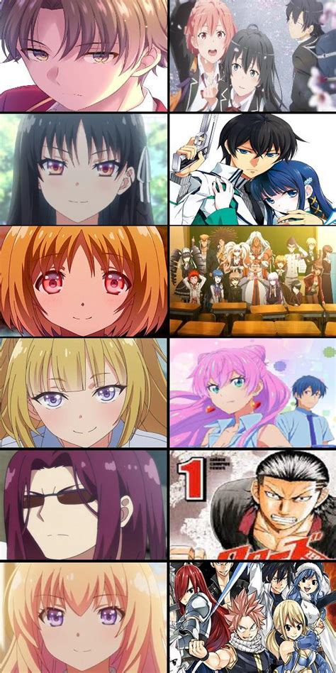 Cote Characters And Their Favourite Anime Character R Classroomoftheelite