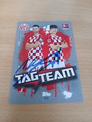 match attax signiert Tom Krauß Jae Sung Lee FSV Mainz 05 NEU eBay