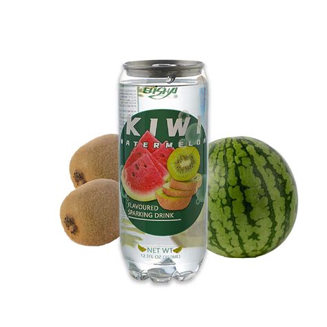 Bubble Water Ml Pet Can Kiwi Flavor Soft Drink Sparkling Water