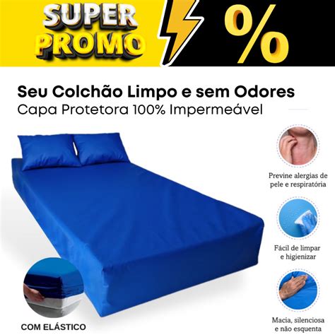 Capa Para Colch O Impermeavel Capa Protetora Len Ol Imperme Vel Para