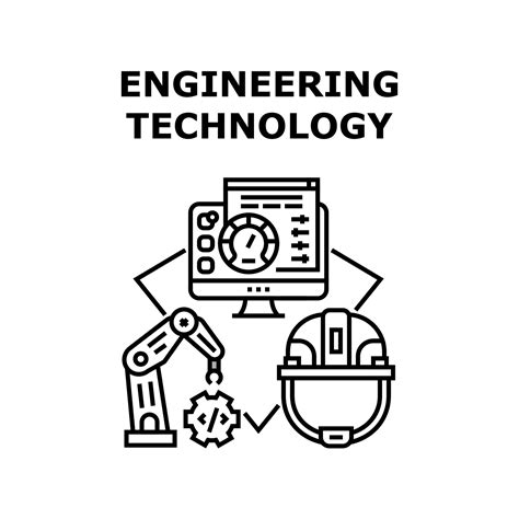 Engineering Technology Icon Vector Illustration 9794970 Vector Art At