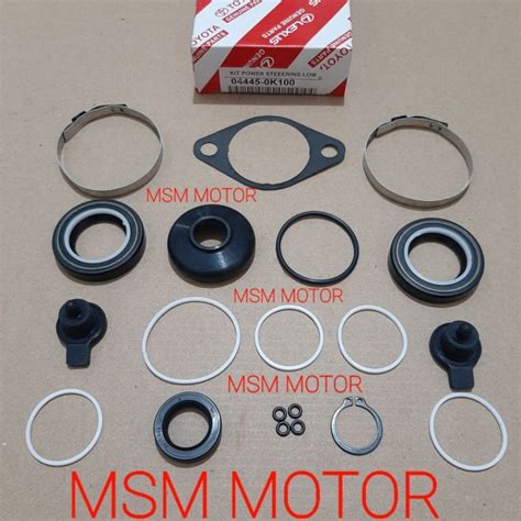 Jual Seal Power Steering Kit Rack Rek Stir Bawah Low Toyota Innova