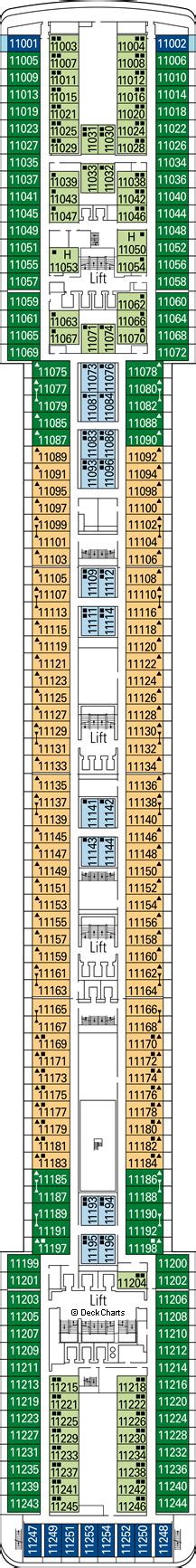 Msc Orchestra Deck Plans Ship Layout Staterooms Map Cruise Critic