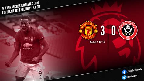 Report Manchester United Sheffield United Manchester Devils