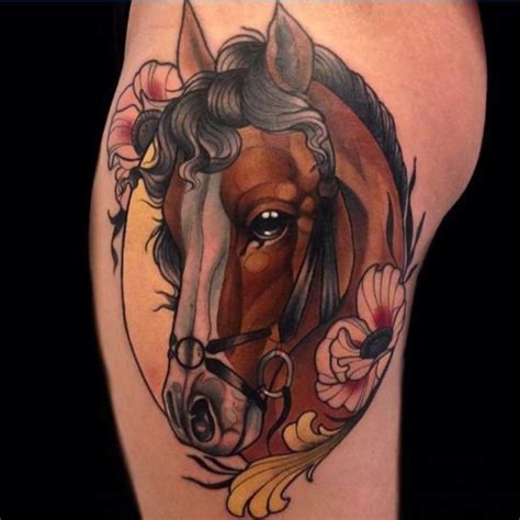 Arabian Horse Head Tattoo