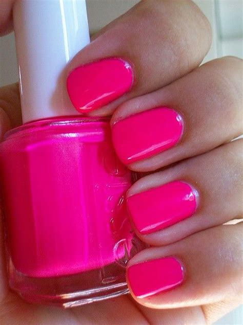 Essie Flirty Fuchsia Hot Pink Nail Polish Nail Polish Pretty Nails