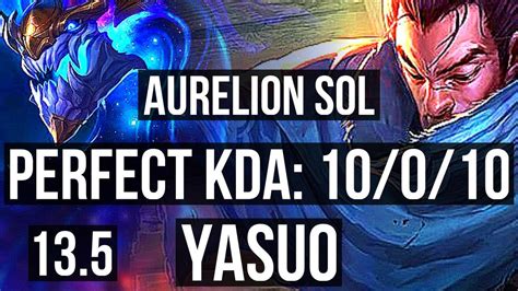 Aurelion Sol Vs Yasuo Mid Legendary Rank Aurelion Sol