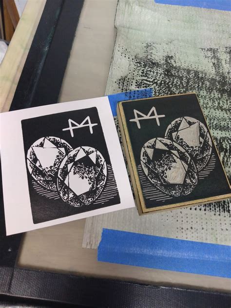 New trading card design : r/printmaking