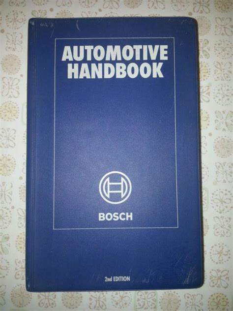 Find Bosch Automotive Handbook 2nd Edition In Northville Michigan Us