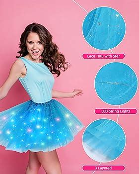 Amazon Pieces Led Tulle Tutu Skirt Light Up Skirt Tutus For