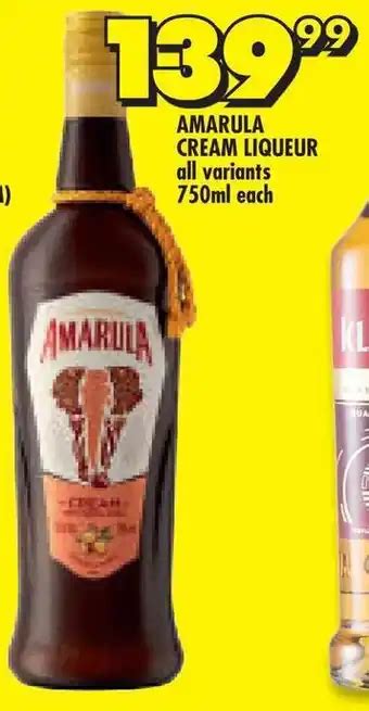 Amarula Cream Liqueur All Variants Ml Each Offer At Shoprite