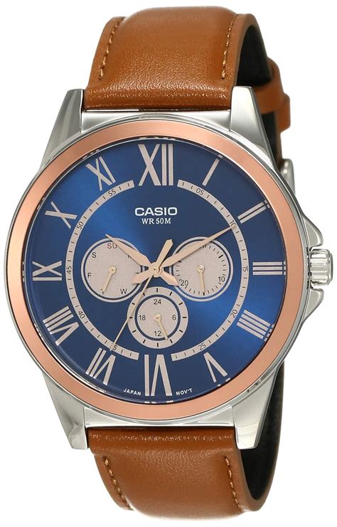 Buy Casio Enticer Men Analog Blue Dial Men S Watch Mtp E L Bvdf